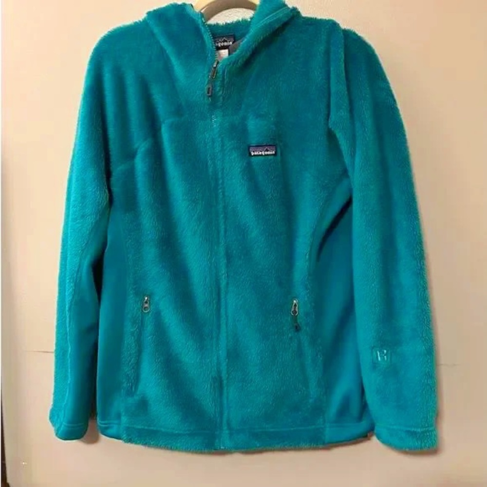 Patagonia Teal Women's R3 Hi-Loft Hoody Zip Up Size L